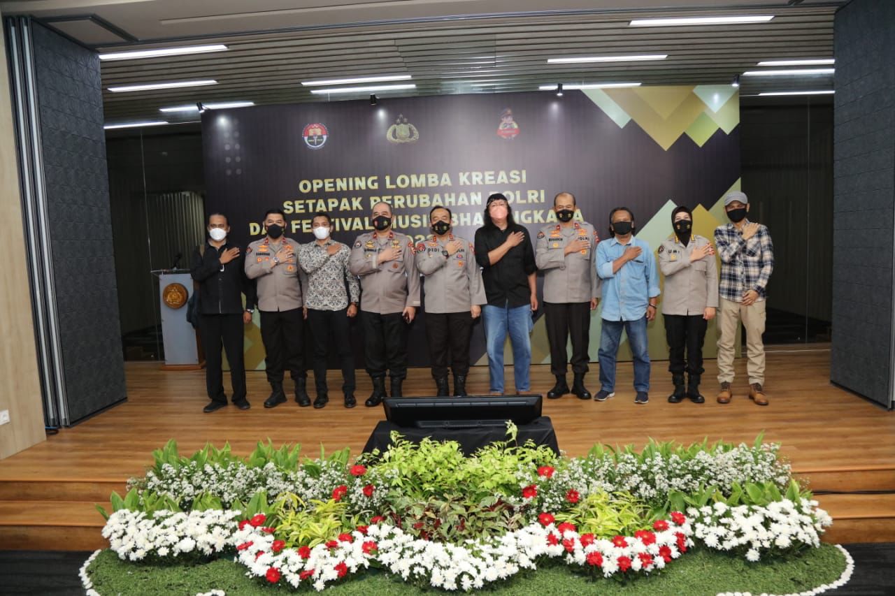Foto opening lomba kreasi Mabes Polri