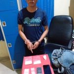 Foto tersangka pengedar narkoba yang berhasil dibekuk Tim Opsnal Sat Res Narkoba Polres Dumai