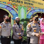 Foto Kapolres Dumai turun mengecek kesiapan Operasi Ketupat Lancang Kuning 2022