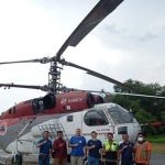 Foto Helikopter bantuan dari BNPB ke Pemprov Riau
