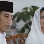 Foto Presiden Joko Widodo bersama Ibu Iriana