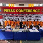 Foto Polda Riau Gelar Press Conference pemusnahan barang bukti narkoba
