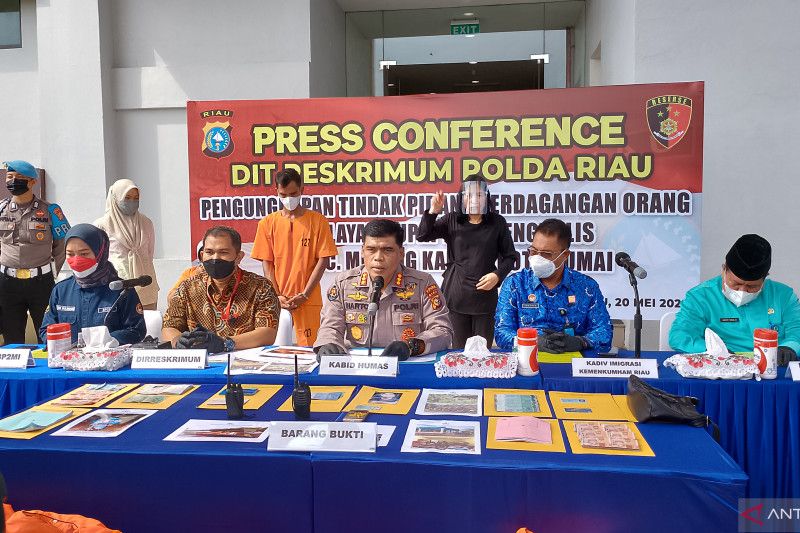 Foto Ditreskrimum Polda Riau gelar Press Conference