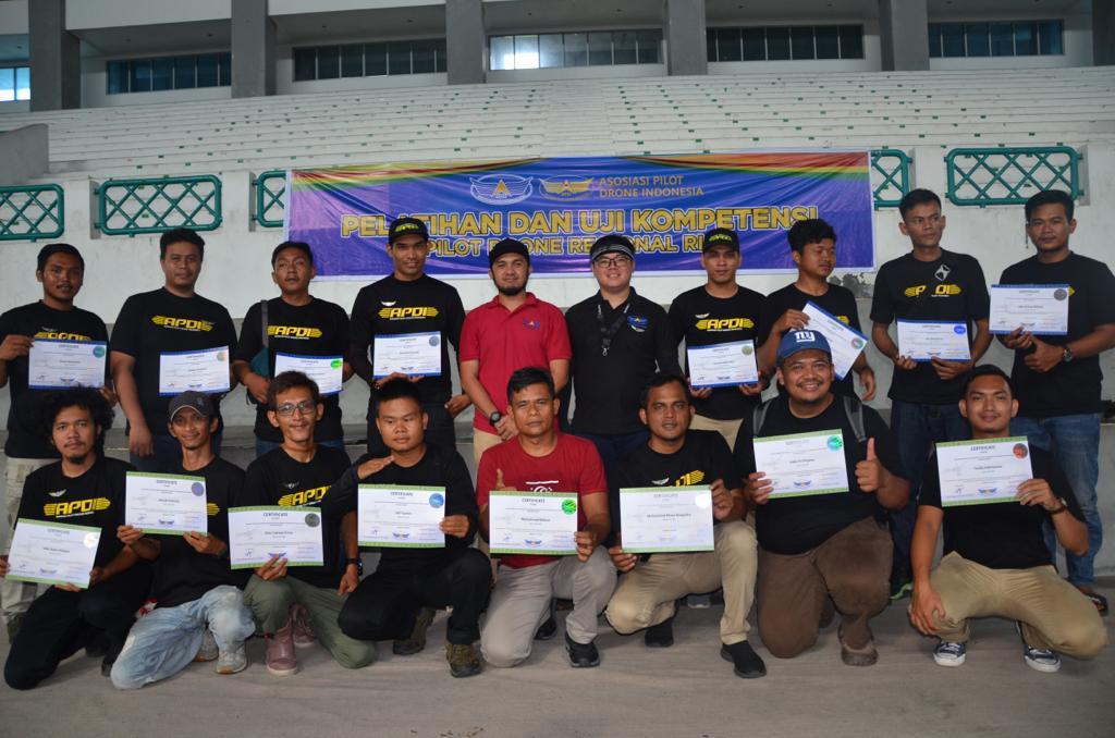 Foto peserta kompetensi Sertifikasi Pilot Drone