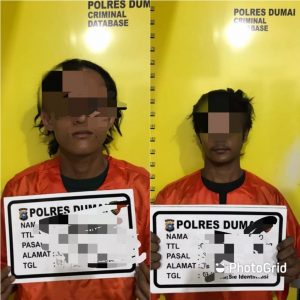 Tim Opsnal Sat Reskrim Polres Dumai Berhasil Amankan Dua Pelaku Penjambretan