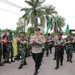 Foto Kapolda Riau Irjen Pol Mohammad Iqbal, melakukan kunjungan ke markas komando TNI AD silahturahmi