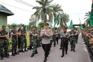 Kapolda Riau Sambangi 2 Markas TNI pada Kunjungan Kerjanya ke Wilayah Polres Kampar