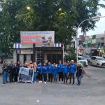 Foto bersama Pengurus DPD KNPI Dumai, DJB dan BM PAN sesudah penggalangan dana