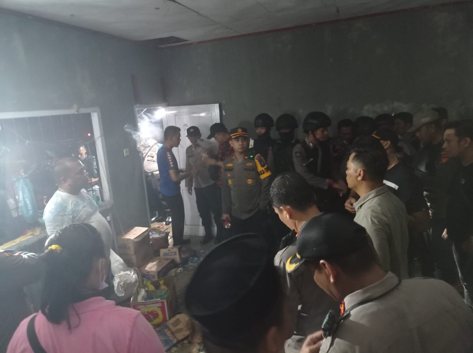 Foto Polres Kampar saat tangani kisruh dualisme kepengurusan Koperasi