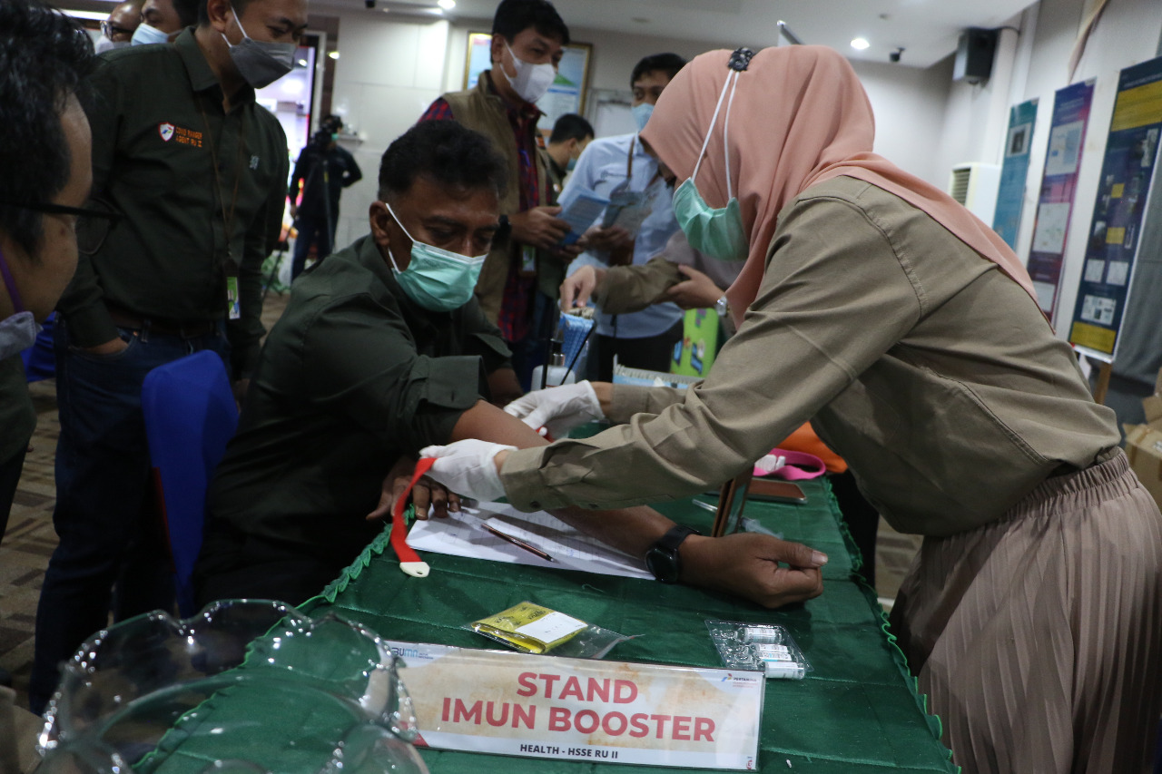 Foto salah satu kegiatan dalam Gebyar Health Expo yang di gelar PT. Kilang Pertamina Internasional (PT KPI) Refinery Unit (RU) Dumai.