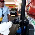 Foto ilustrasi SPBU, terkait kemungkinan larangan mobil di atas 1.400 cc menggunakan BBM bersubsidi atau Pertalite. (Dok: CNNIndonesia.Com).