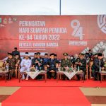 Foto Walikota Dumai bersama unsur Forkopimda menghadiri upacara peringatan Hari Sumpah Pemuda ke-94 Tahun 2022.