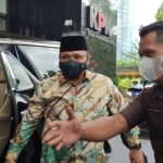 Menteri Agama (Menag) Yaqut Cholil Qoumas datang ke Kantor KPK memenuhi undangan.