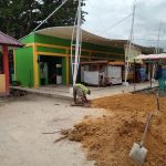 Foto kios yang diprotes pedagang di Bukit Gelanggang karena diduga akan disewakan ke pedagang yang bukan berdagang di sana.