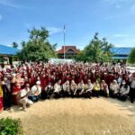 Foto : Perwakilan Apical Dumai bersama guru dan siswa-siswi setelah acara pemberian susu dalam rangka hari susu sedunia.