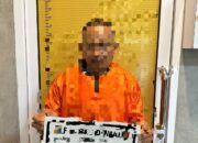 Foto : Terduga Pelaku dugaan tindak pidana penempatan Pekerja Migran Indonesia (PMI) tanpa persyaratan yang sah.