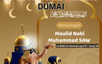 Ucapan Selamat Memperingati Maulid Nabi Muhammad SAW 1447 H / 2025 M dari RSUD dr. Suhatman, MARS Dumai