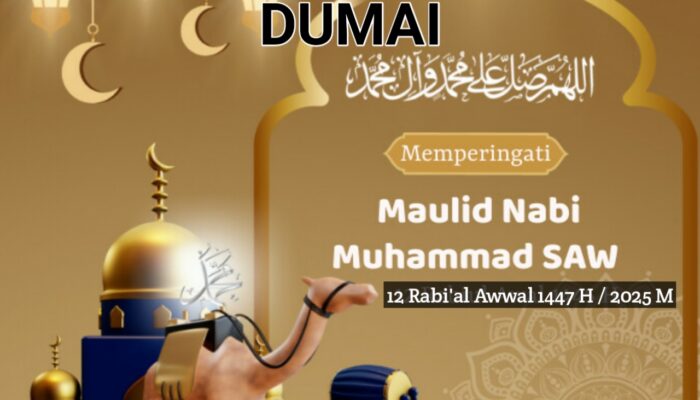 Ucapan Selamat Memperingati Maulid Nabi Muhammad SAW 1447 H / 2025 M dari RSUD dr. Suhatman, MARS Dumai