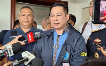 Foto: Plt. Deputi Pemberantasan BNN Budi Wibowo (tengah).