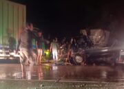 Foto : Tangkapan layar kejadian laka lantas di tempat kejadian perkara.